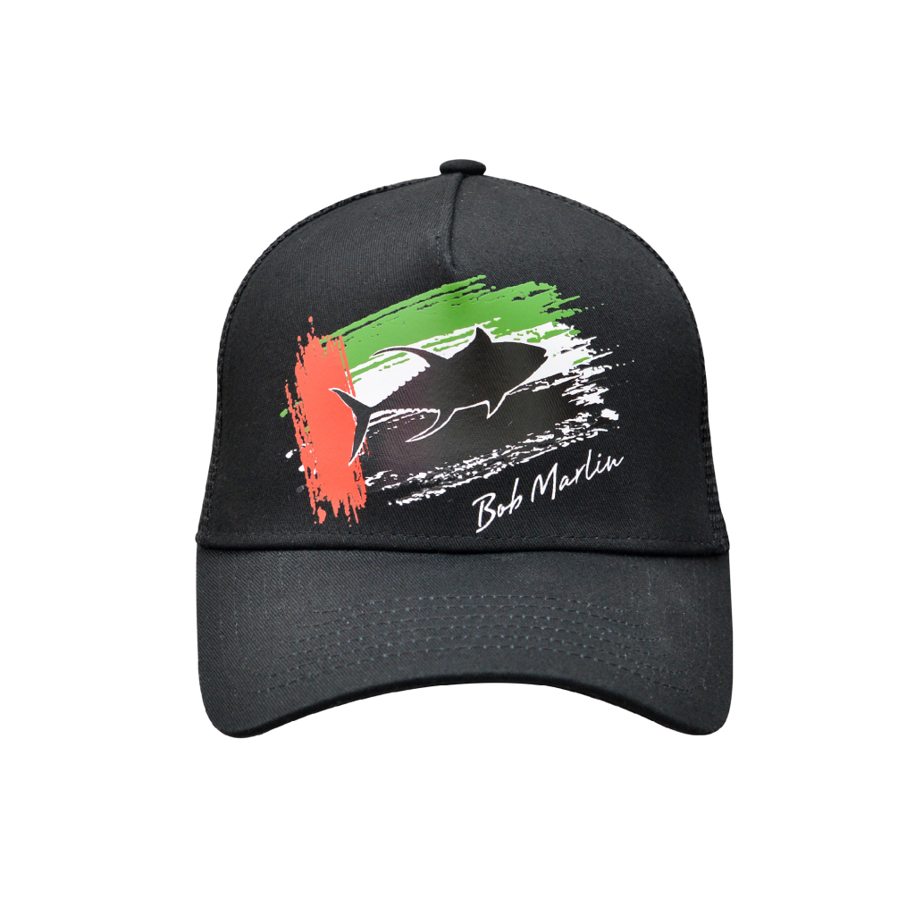 Bob Marlin Baseball Cap UAE Tuna Castaway Reel me into the sea