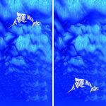 Bob Marlin Face Shield Ocean Blue