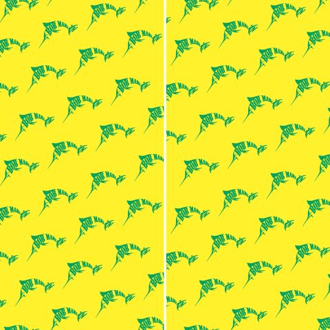 Bob Marlin Face Shield Yellow Logo