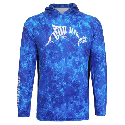 Bob Marlin Performance Hoody Grander Blue