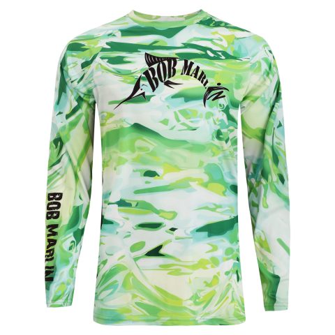 Bob Marlin Performance Shirt Green Storm