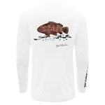 Bob Marlin Performance Shirt Natty Grouper White