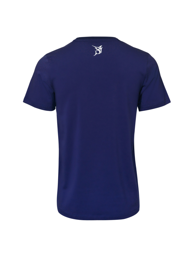 Bob Marlin T-Shirt Logo Blue