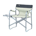 Coleman Aluminum Deck Chair W/Side Table